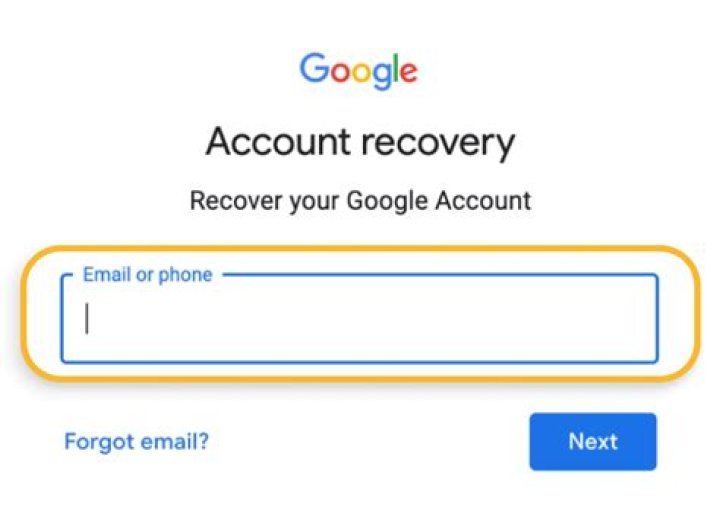 How do I recover my email account?