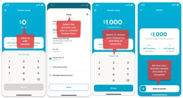 How do I transfer money from my account to another person?