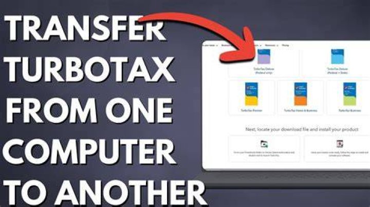 How do I transfer TurboTax from one computer to another?