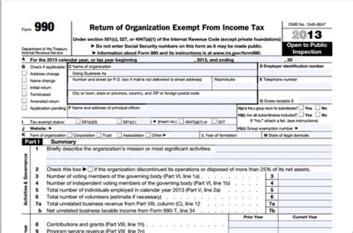 How do I update my 501c3?