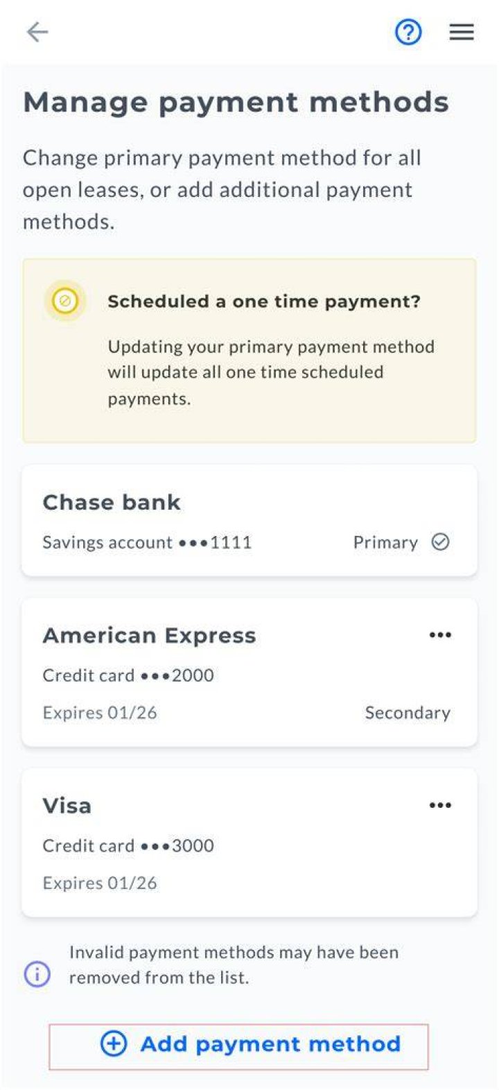 How do I update my payment method?