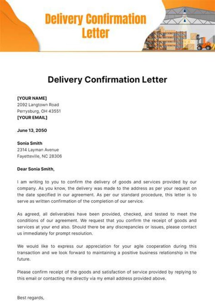 How do you ask for delivery date?