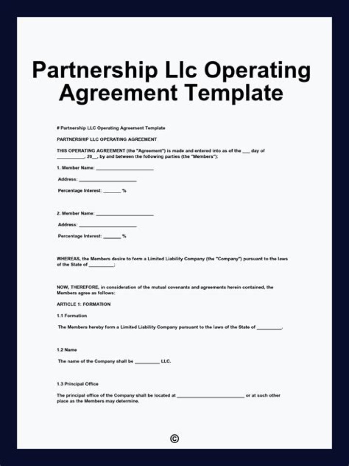 How do you break an LLC partnership?