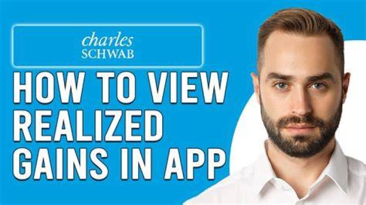 How do you calculate realized gains on Schwab?