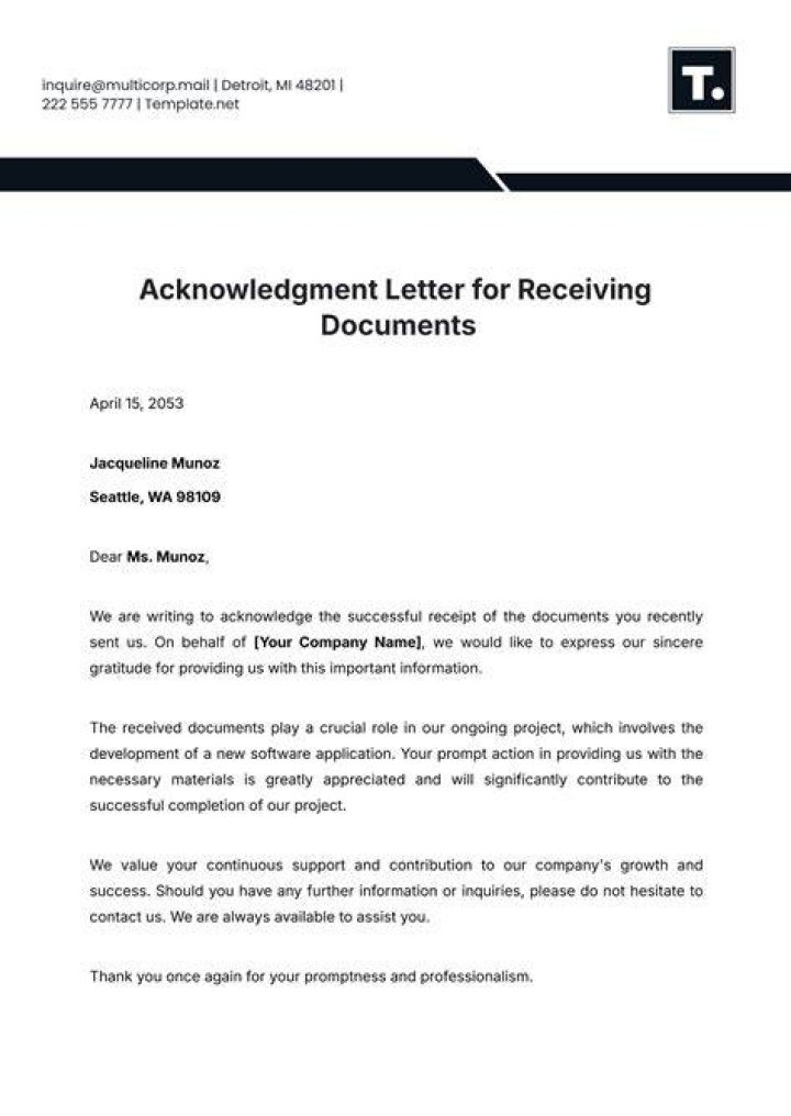How do you prove someone received a letter?