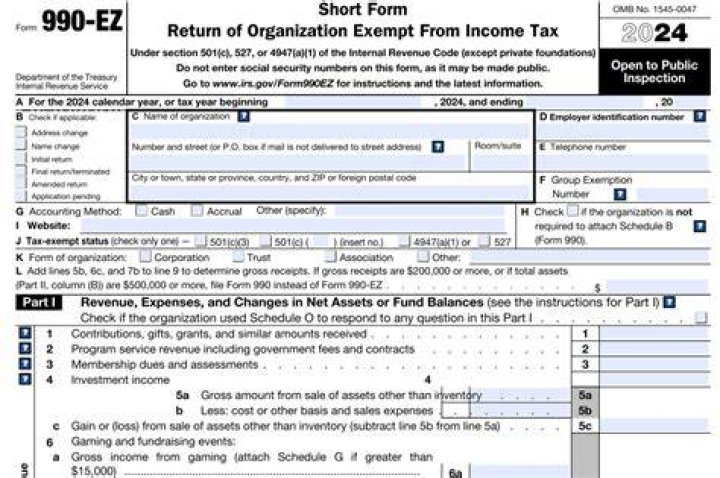 How do you qualify for a 990-EZ?