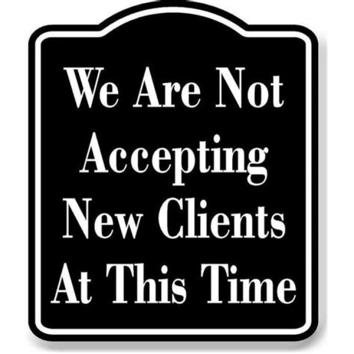 How do you tell clients not accepting new clients?