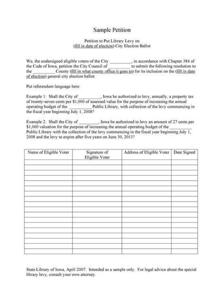 How do you write an answer to a petition?