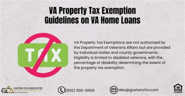 How does VA home tax exemption work?