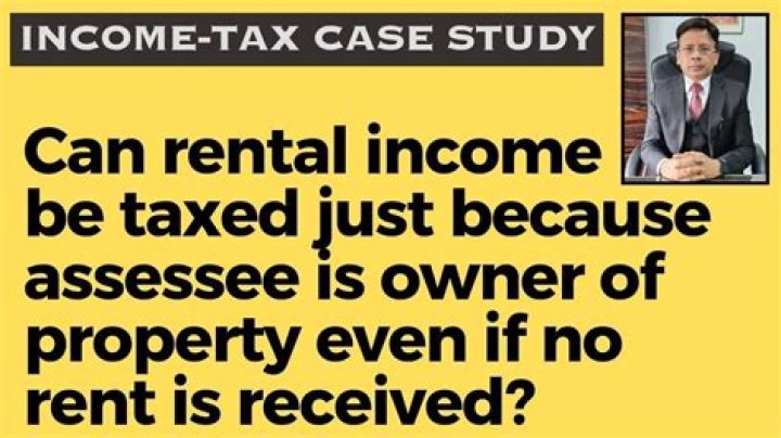 How is rent received taxed?