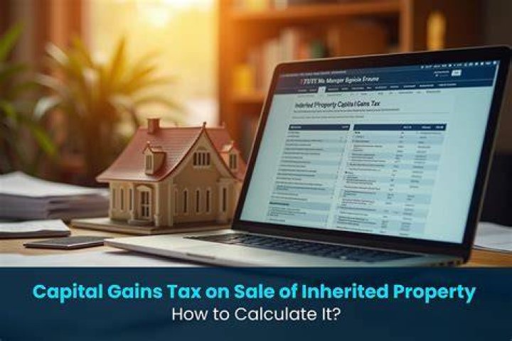 How is the sale of an inherited property calculated?