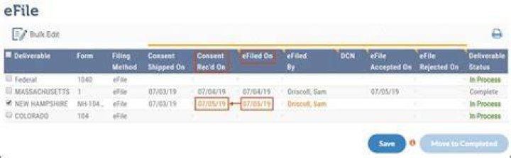 How long after eFIle is accepted?