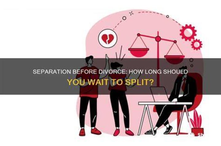 How long can a couple stay separated after a divorce?