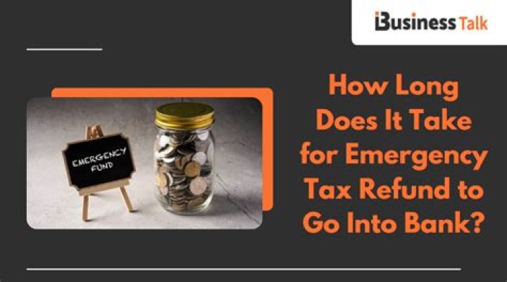 How long does your tax take to go into your bank?