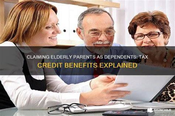 How much do you get for claiming a elderly parent?