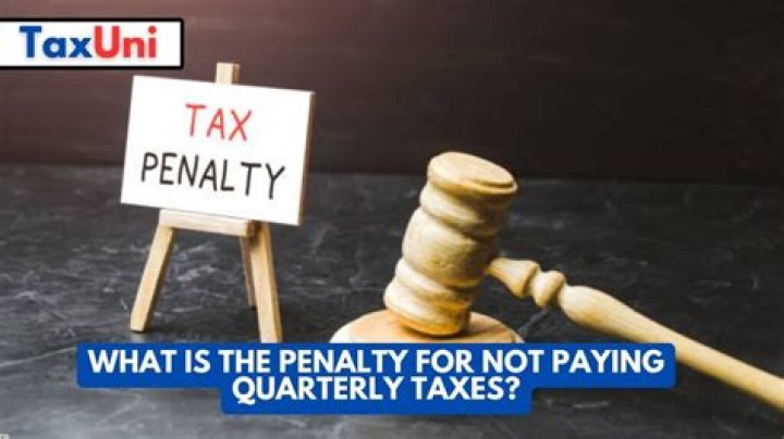 How much is the penalty for not paying taxes on time?