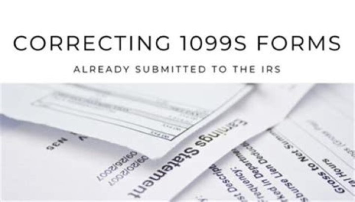 How to correct 1099s forms already submitted to the IRS?