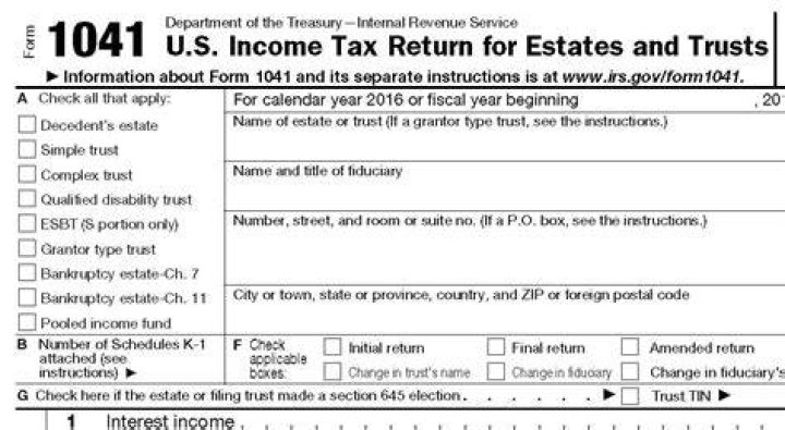 How to file an estate income tax return?