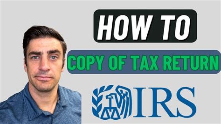 How to get a copy of your 2019 tax return?