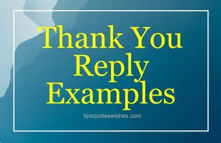 How to reply Thanks for the support?