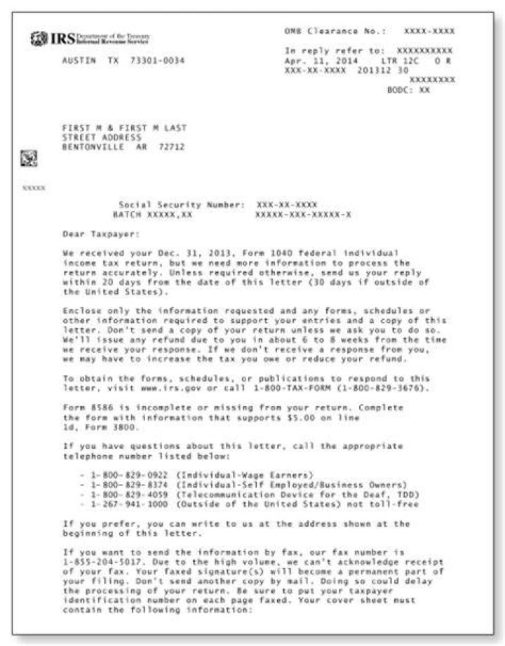 How to respond to IRS letter?