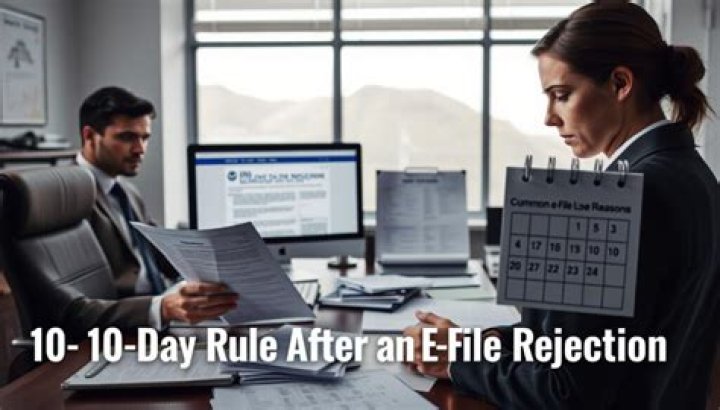 How to timely file a rejected e-file return?