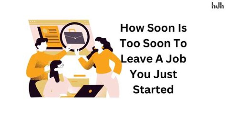 Is 1 year too soon to leave a job?