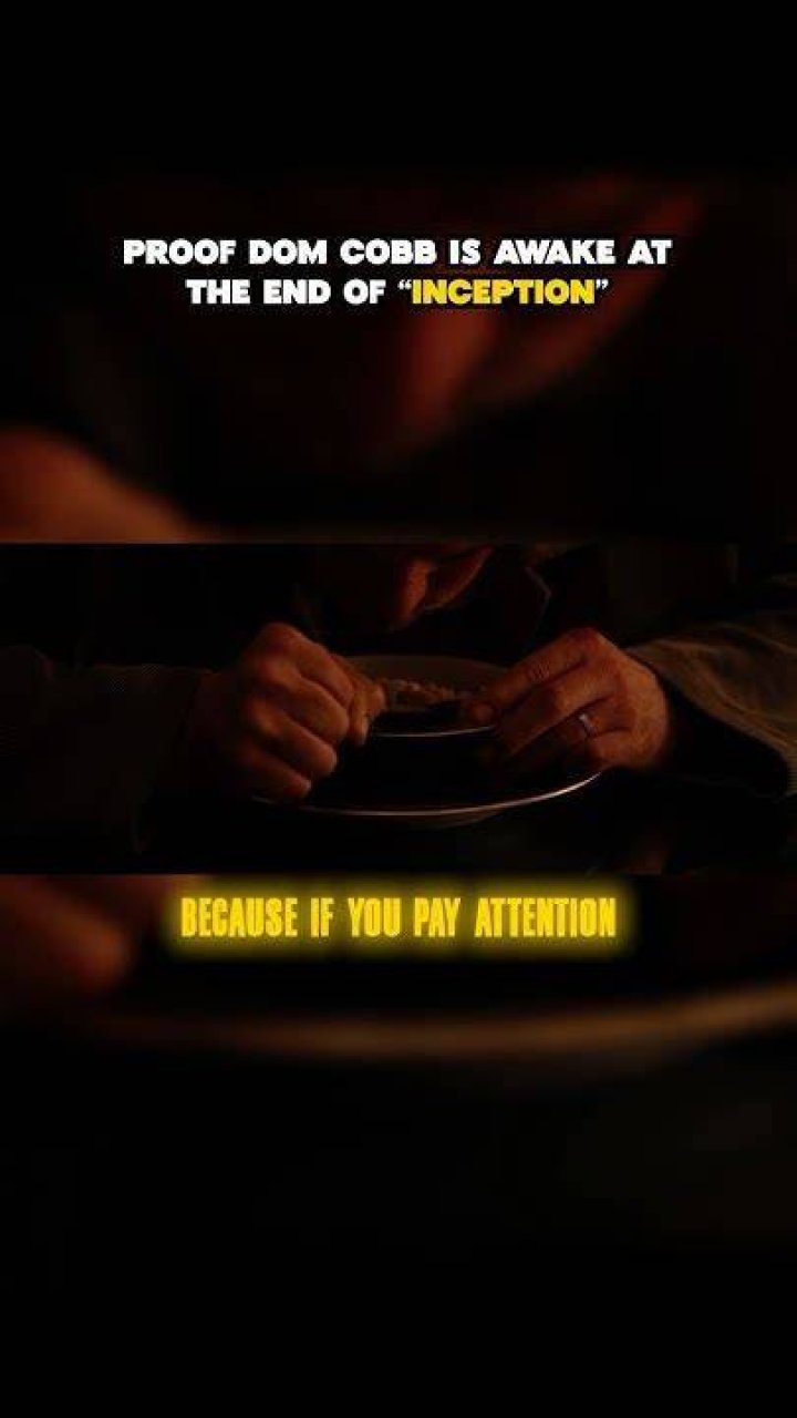 Is Cobb awake at the end of Inception?
