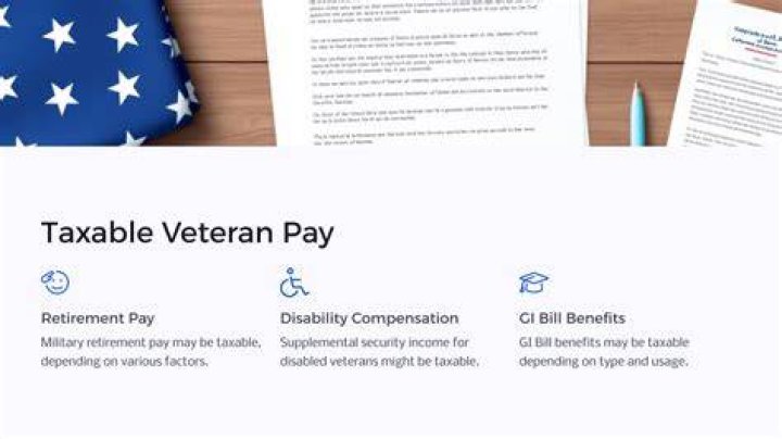 Is disabled veteran income taxable?