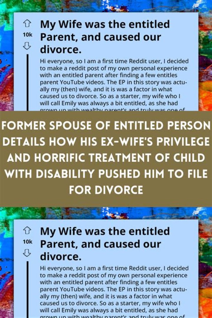 Is ex spouse entitled to military disability?