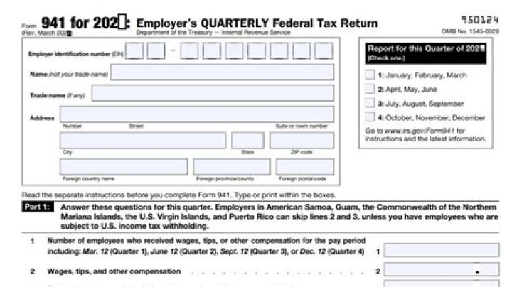 Is form 941 required?