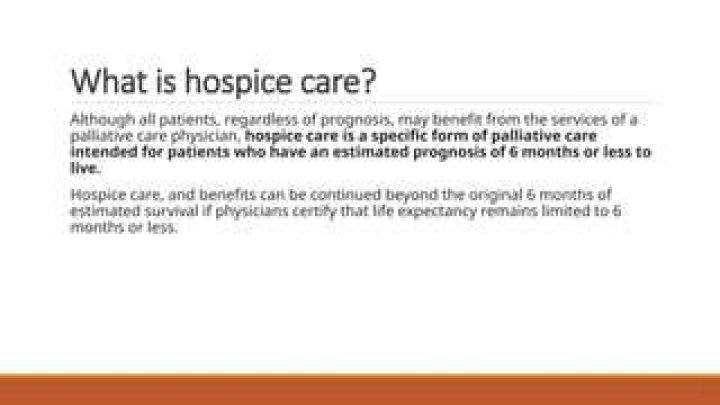 Is hospice limited to 6 months?