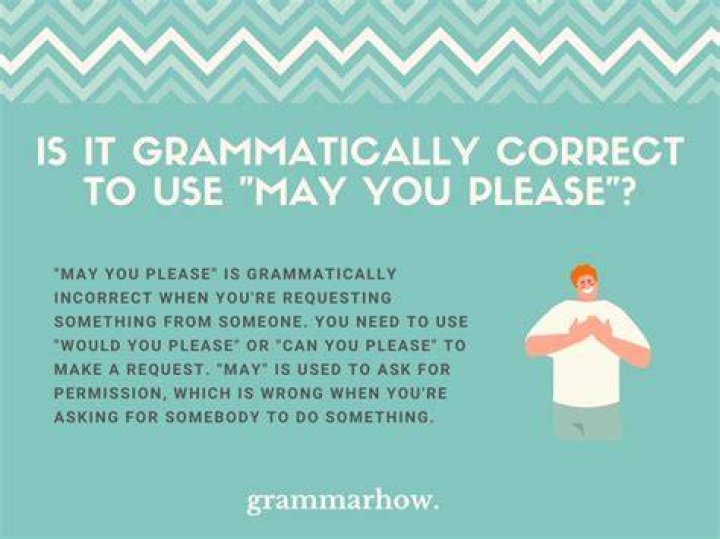 Is it grammatically correct to say may you?