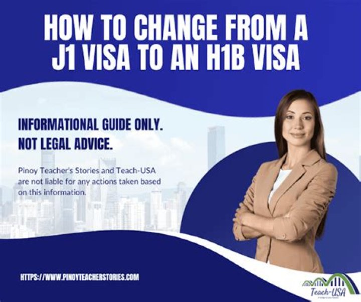 Is it possible to change J1 visa to H1B?