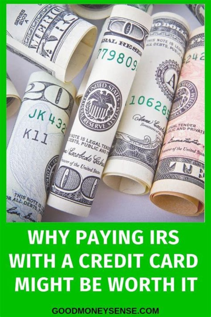 Is paying taxes with a credit card a good idea?