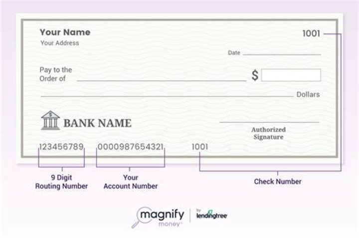 Is the account number on a check the second number?
