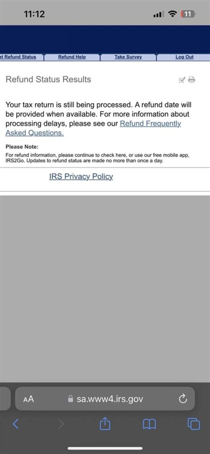 Is there an errors Department with the IRS?