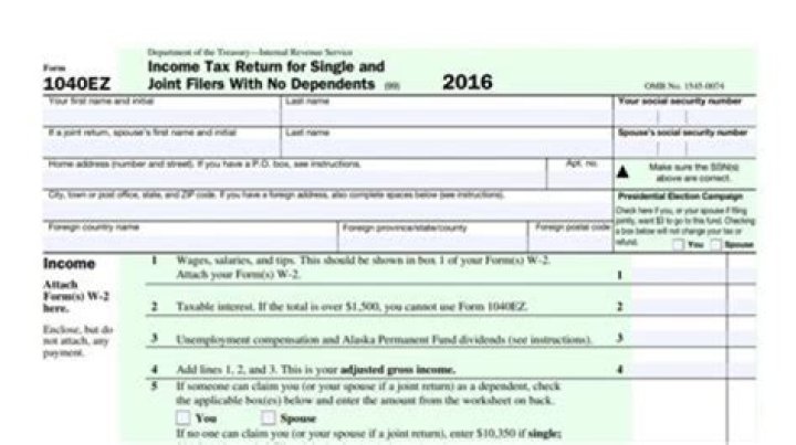 Is there an EZ form for 2019?