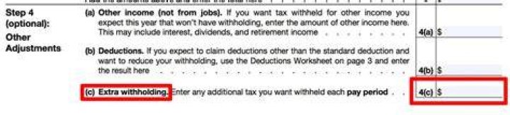 Should I have additional money withheld on my w4?