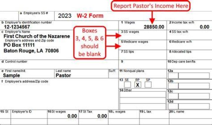 Should pastors receive 1099 or W-2?