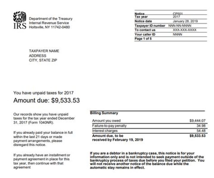What are the letters and notices from the IRS?