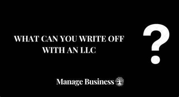 What can you write off under LLC?