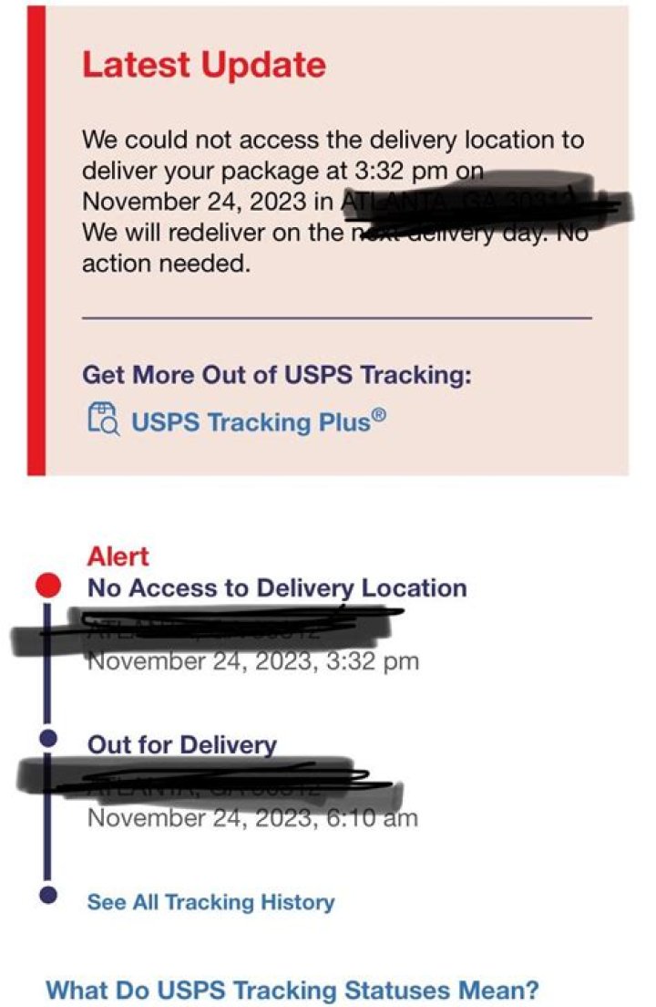 What do I do if USPS was unable to deliver my package?