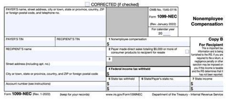 What do I need to fill out a 1099 for a contractor?