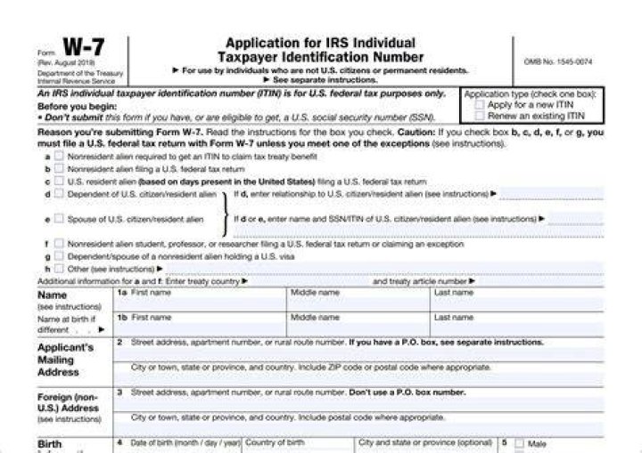 What do you need to know about form W-7?