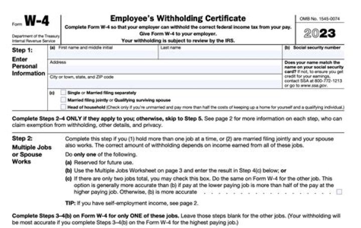 What do you need to know about the W-4 Form?