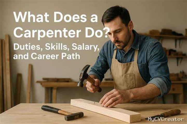 What does a carpenter do for living?