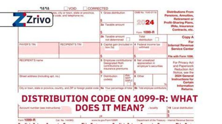 What does Distribution Code 8 mean on 1099-R?