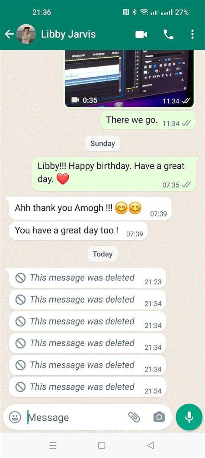 What does it mean when you send a text and it disappears?
