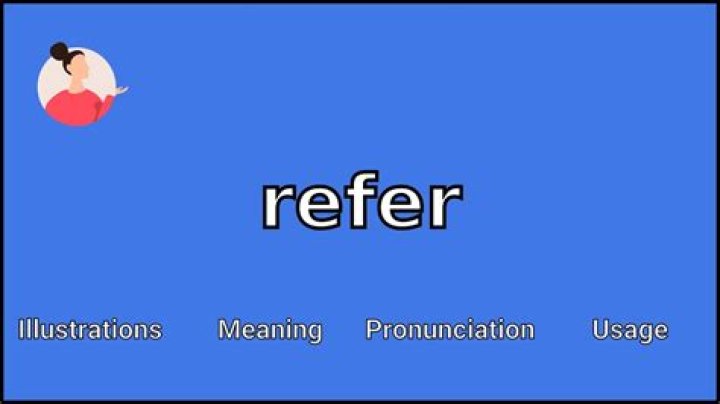 What does refer to question mean?